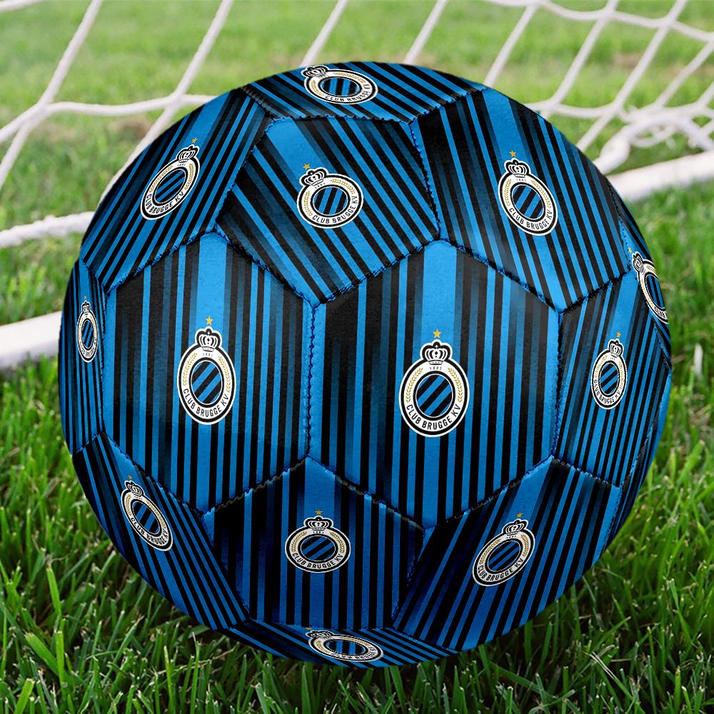 Club Brugge KVIndoor Soccer Ball Colorful All Ages Machine Stitched PVC Competition Ready Durable High-Bounce