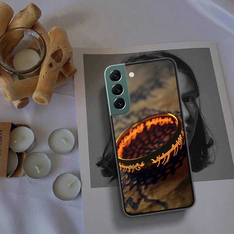 The L-Lord of the R-Rings Phone Case For Samsung S25 Edge S24 FE Galaxy S22 Ultra S21 Plus S20 S23 S10 Plus Cover Silicone Soft
