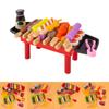Pretend Barbecue Play Food Kids Toy Set House Simulation Kitchen Food Assembling
