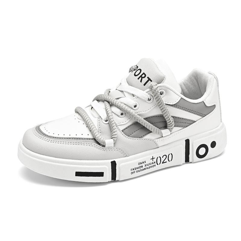 Hot Selling Platform Unisex Board Shoes Streetwear Sneaker Lace-up Design Man Casual Sneaker Comfortable Men Skateboarding Shoes