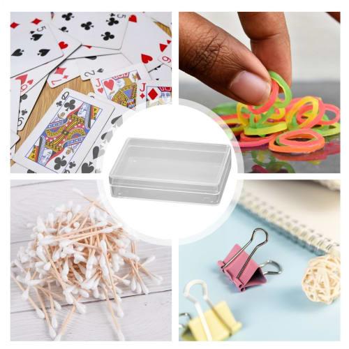 Playing Card Case, Card Game Storage - Transparent Case for Playing Cards | Efficiently Store Playing Cards, Transparent Trading Card Box, Large-Capac