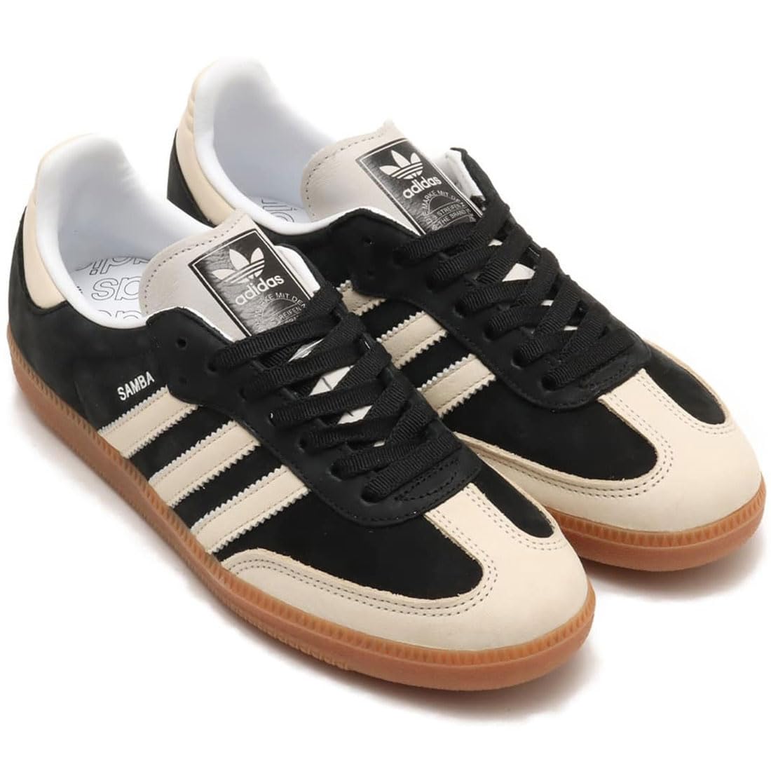 

Кроссовки Adidas Samba OG Core Size Japan, Черный/Чудо-белый/Серебристый металлик, IE5836, 27.0см,