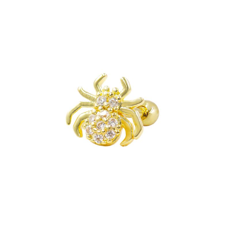 Gaibei 3D Butterfly and Spider Ear Bone Stud Jewelry