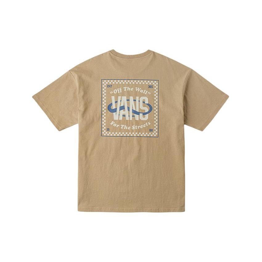 Vans T Shirts Men's Brown Crew Neck Moderate VN000GS14MG