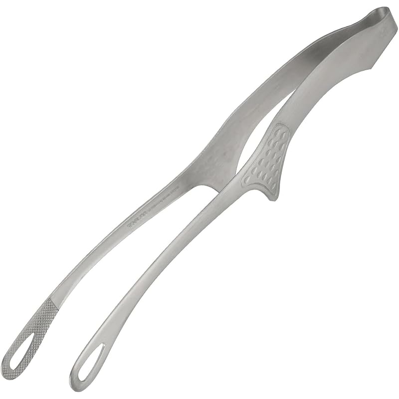 Shimomura Kikaku Smart Kitchen Tongs, Large [Made In Japan] - Easy To Grip Even Small Ingredients, Suitable for Outdoor Use, Dishwasher Safe, Ideal