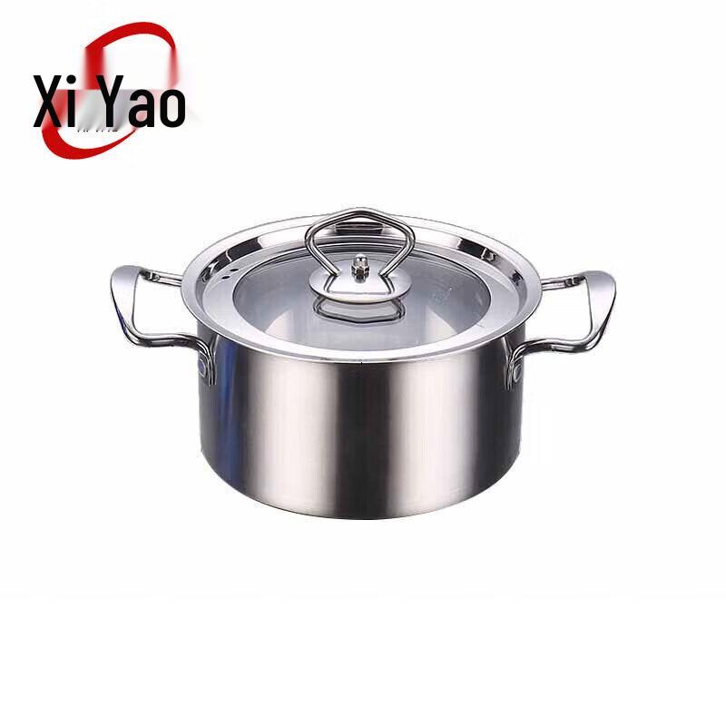 

Xiyao Commercial 304 Stainless Steel Induction Hot Pot with Lid