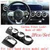 Koolstofvezel Interieur Middenconsole Lucht AC Airconditioning Ventiel Cover Trim Accessoires Voor Benz A Klasse W177 A200 A220 - 2024