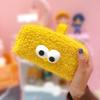 Portable Zipper Pencil for Case Multifunctional Cute Pen Pouch Fuzzy Plush Storage Bag for Travel Stationerys Small Craf