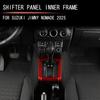 Shift Base Cover for New Jimny Nomad JC74 Jimny Sierra and Jimny JB64 Customizable Interior (5-Door), JB74, (Automatic Transmission). Panel. Red.