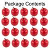 20 Pcs Artificial Foam Mini Apples Red Green Simulation Faux Fruits DIY Crafts Ornaments Photography Props Wedding Home Decor