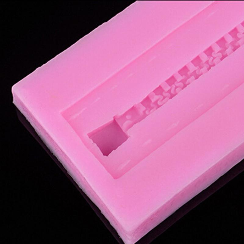 Zip Zip Silikonová Forma na Zdobení Dortů Fondánu Topper Čokoládová Pečicí Forma