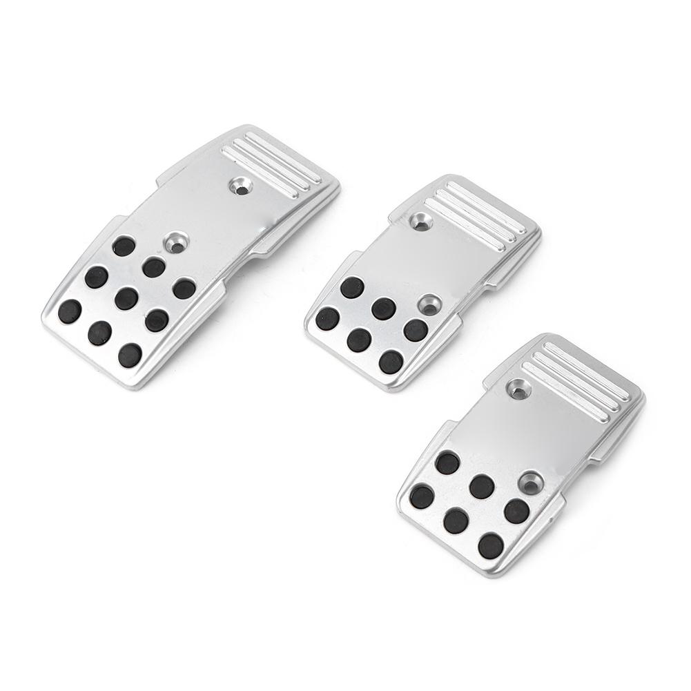 3Pcs R3000 Pedal Cover Set for Brake Clutch Accelerat Non Slip Manual Transmission Racing Sports Car