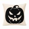 Comfortable Halloween Pillow Cover Wear Resistant Skin-friendly 3D Tufting Pillowslip Soft Texture Adorable Throw Pillowcase