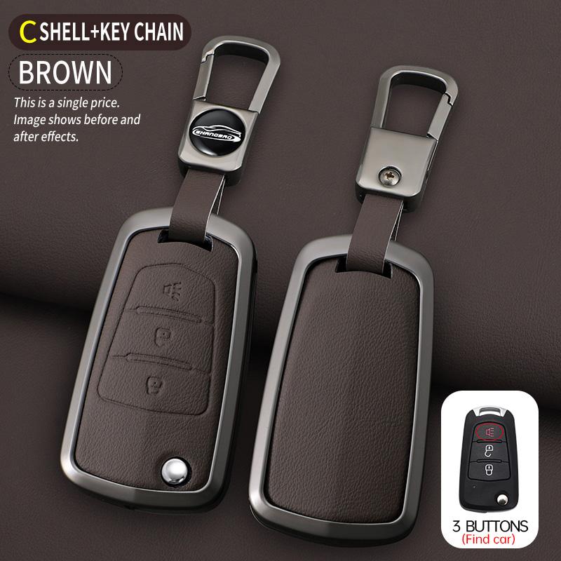 3 Buttons Car Remote Key Case Cover Shell For Great Wall Wingle 5 6 3 7 Voleex C30 Steed Haval Gw Hover H5 Key Cover Accessories