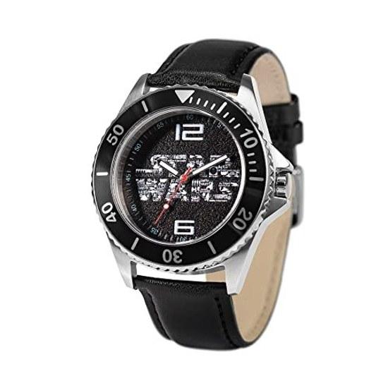 Star Wars Adult Honors Diver Bezel Analog Quartz Strap Watch Black/White Made Japan.