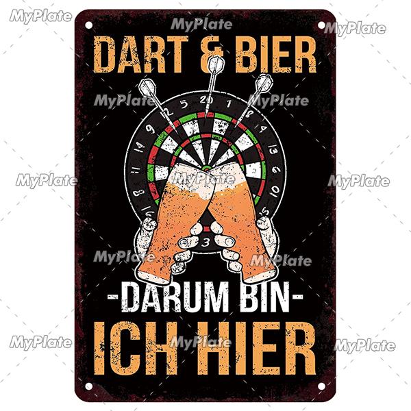MyPlate Darts 180 Metal Sign Beer Bar Vintage Plaque Shop Tin Sign Plate Wall Decor For Bar Club Art Painting Poster Gift