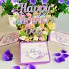 Butterfly 3D Mother's Day Card Flower Flower Pop Up Card Mom Greeting Card  Mother's Day Gift
