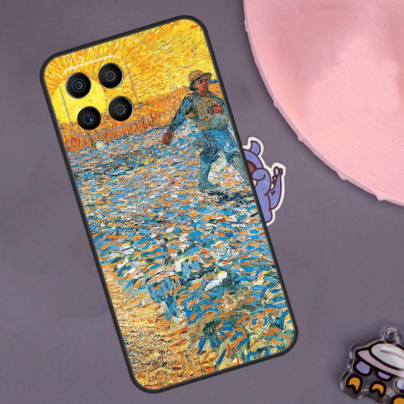 Oil Painting Van Gogh Case For Samsung Galaxy M23 M33 M53 M13 M12 M32 M52 M55 M14 M34 M54 M20 M51 M21 M30s M31s