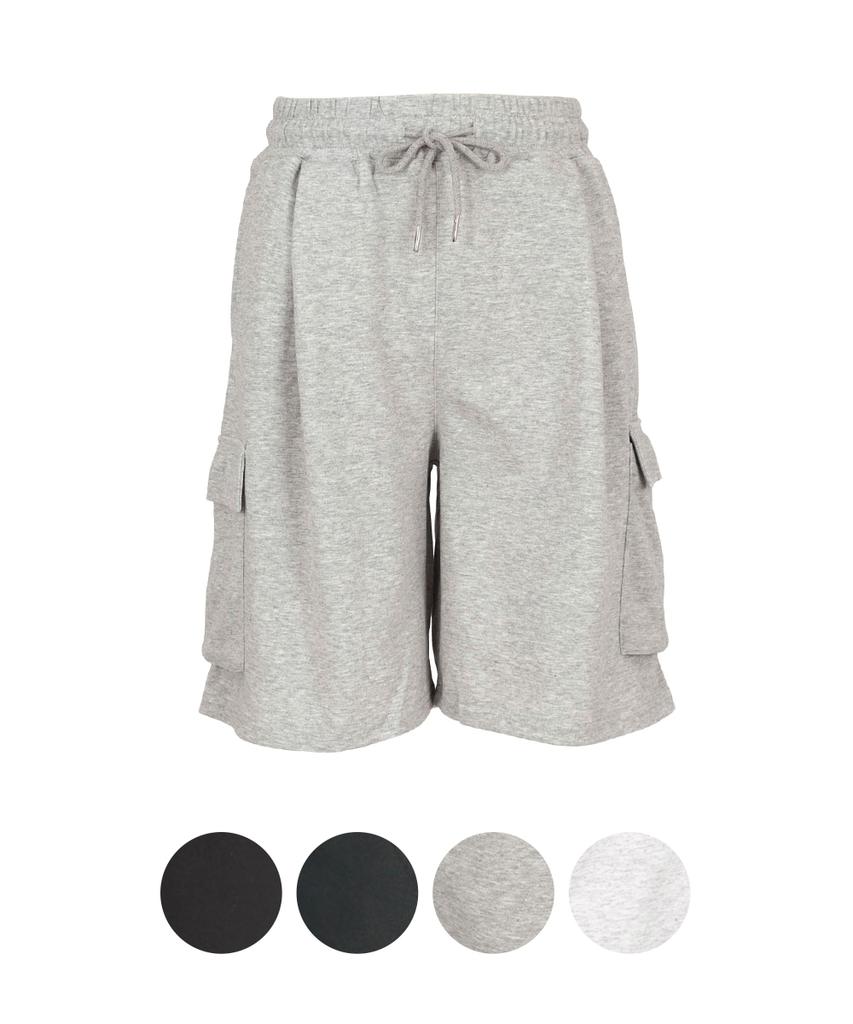 Kim Young Joo Golf Summer Cargo Elastic Waist Pintuck Wide Fit Daily Men'S Knee-Length Shorts Dqmmhs22