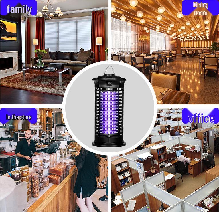 2025 Mosquito Killer Lamp: Automatic, Electric Shock, Indoor/Outdoor Repellent for Camping & Household Use