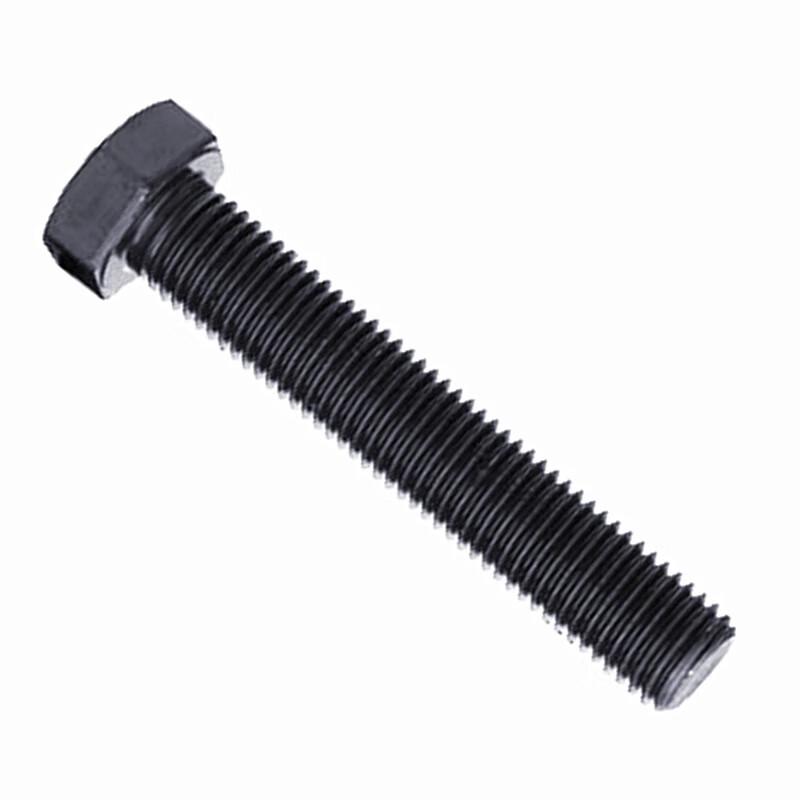 12.9 Grade Blackened Carbon Steel Full Thread Hex Head Bolt