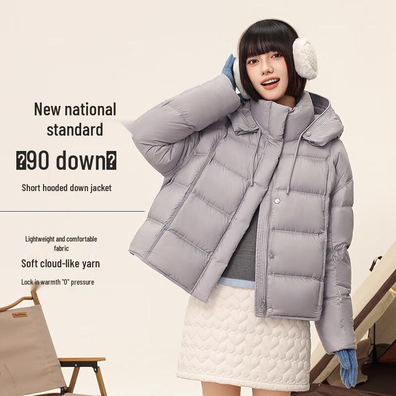 

SNOWFLYING Women s 2025 Winter Puffer Hooded Down Jacket XL