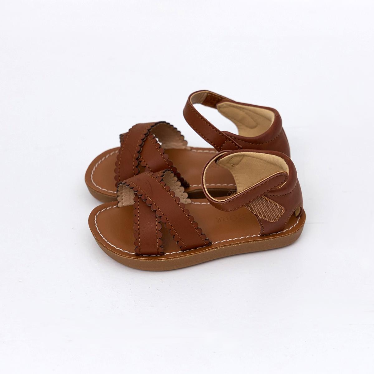 

[BABYZZAM] Dana sandals brown, sandals, 7000020422, Popular Korean Shoes 210