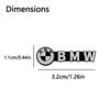 4pcs Car Speaker Audio Aluminum 3D Emblem Badge Stickers Decals For BMW M 3 4 5 6 7 Series F30 G20 G22 G23 G26 F10 G30 GT G32 X1 Usdf03
