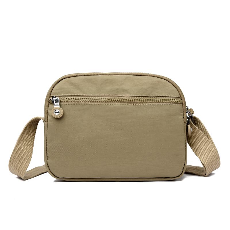 Small Square Bag Women's Shoulder Bag Nylon Crossbody Bag Mobile Phone Bag