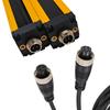 Safety Light Curtain Sensor 20mm 40mm Pitch Area Protection Device Industrial Infrared Grating Barrier NPN PNP Output 12-24V DC