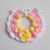 Wool Knitted Pet Cat Collar Autumn Winter Soft Neck Accessories for Small Medium Puppy Cosplay Party Chihuahua York Neck Wear