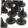 Wakauto 24pcs Miniature Dollhouse Witch Hats Mini Halloween Witch Hat Props Doll House Supplies Tiny Witch Hats for Crafts