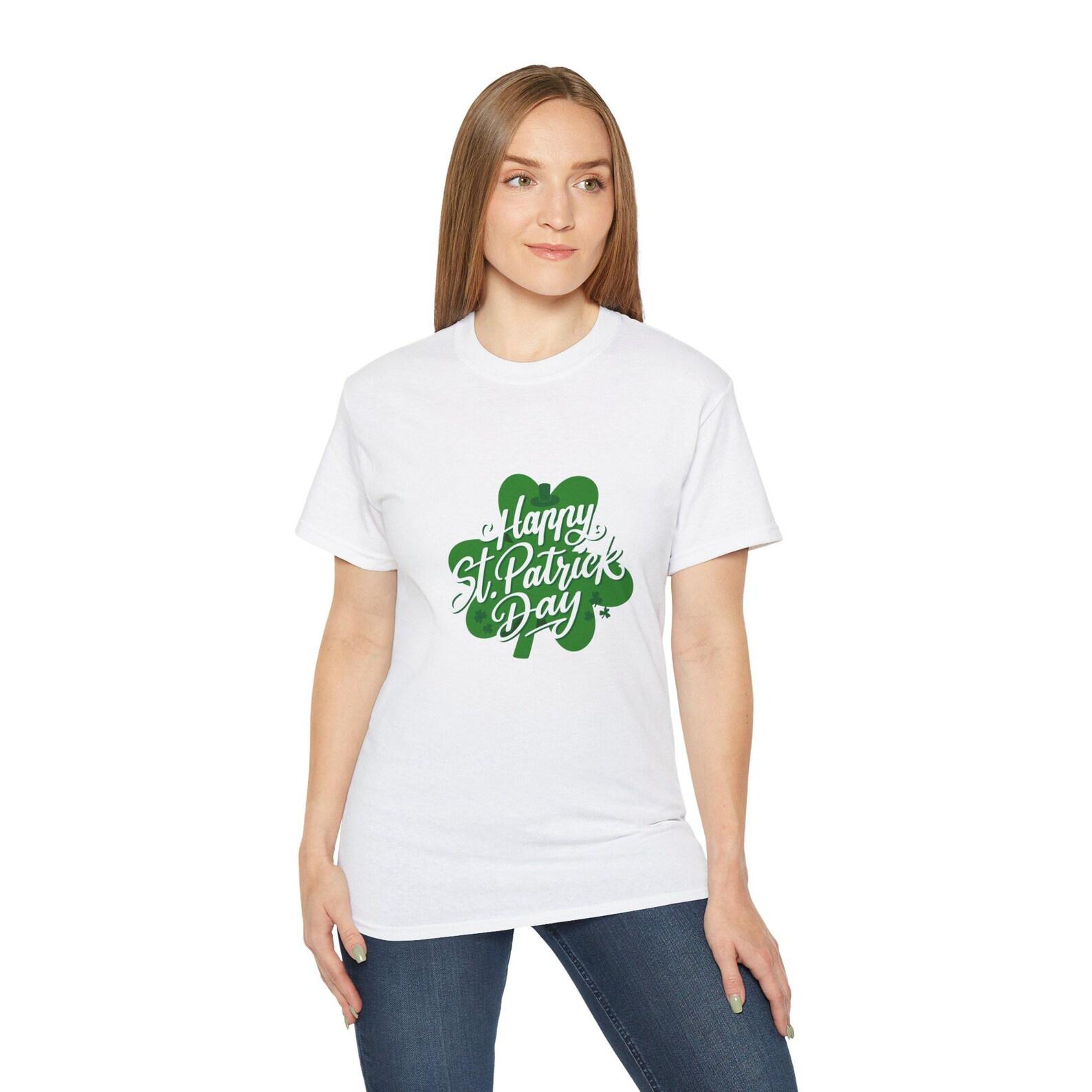 Shamrock St. Patrick s Day Tee: Unisex Ultra Cotton Shirt XL