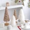Holidays Tabletop Ornament Miniature Christmas Tree for Home Party Decoration Stylish Foam Sequins/Plush Trees Jewelry