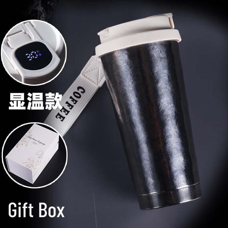 Shuixi Double-Layer Pure Titanium Temperature Display Cup