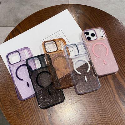 Premium Błyszczące Odporne na Upadki Magnetyczne Etui do iPhone 17 Promax