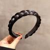 Neues Handgefertigtes Elegantes Fischgrätenzopf-Perücken-Haarband für Damen, All-Match, Erweitertes Geflochtenes Netz-Rot-Zopf-Haarband, Haarnadel-Accessoires