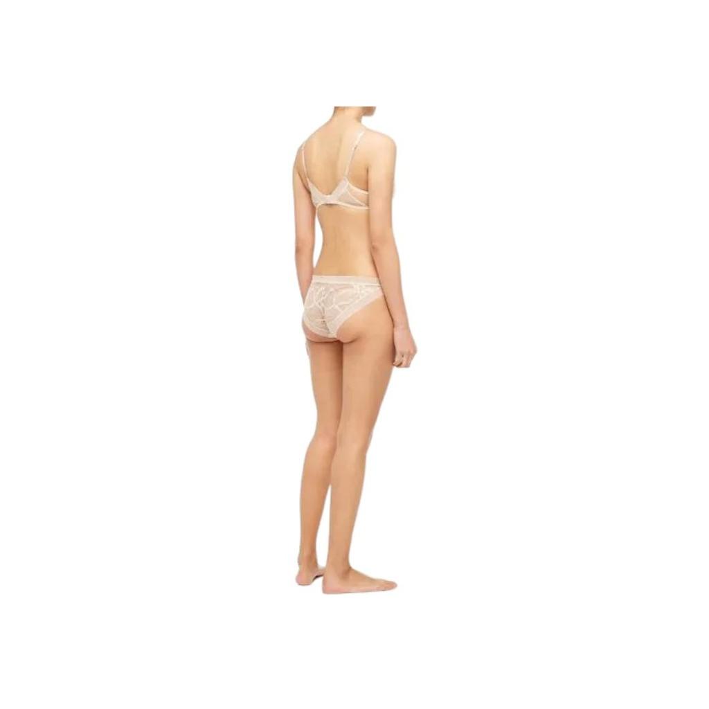 Calvin Klein Lace Minimalist Comfortable Underwear Women Underwear Ivory QF7150AD-ACI