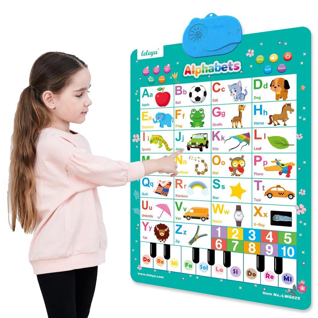 High-Quality Children's English Talking Wall Chart Toy