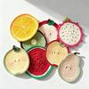 Handmade Crochet Knitted Cup Mats Yarn Fruit Cup Coasters  Office Desk Use