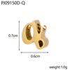 CARLIDANA Stainless Steel Gold PVD Plated DIY Lower Case 7mm Letter Alphabet Initial Charm Pendant Accessories Jewelry Fitting