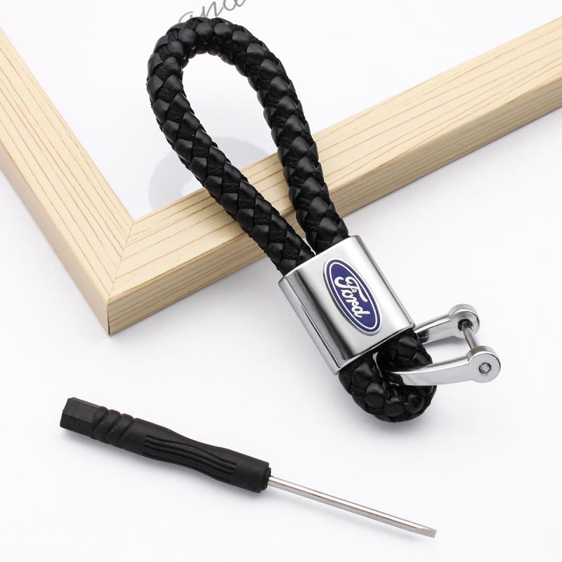 PZXL7 For Ford Focus Mustang Kuga Mondeo Fiesta Ranger Explorer 3D Metal Car Styling Keychain Key Chain Key Rings Pendant Accessories