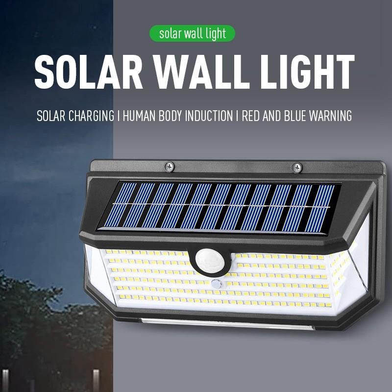 Super Bright Waterproof Solar Motion Sensor Outdoor Wall Light