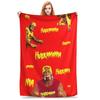 Hulk Hogan Wrestling Legend Plush Throw Blanket for Kids  Soft Flannel Bedding Custom Quality Gift