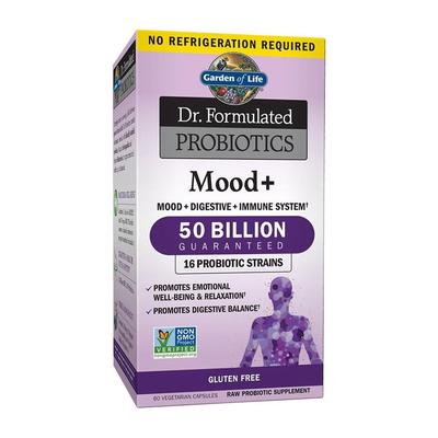 DR. Formulierte Probiotika Mood+ 50 Milliarden, 60 vegetarische Kapseln