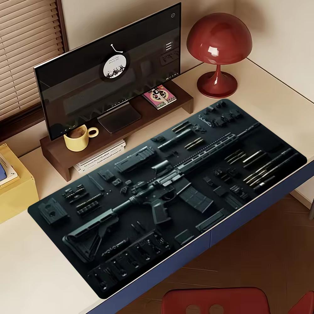 Tappetino per Mouse da Gioco Esteso XXL Stampa Tattica Antiscivolo Bordo Cucito Base in Gomma Tappetino da Scrivania Tappeto per Tastiera per PC Laptop