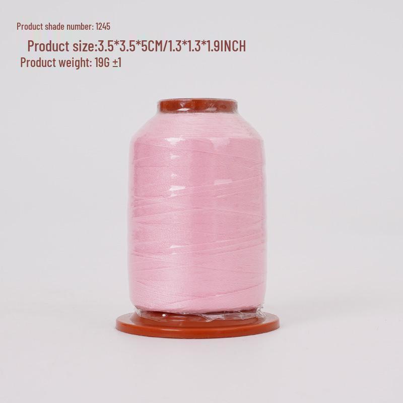 Polyester Sewing Thread: 100 Colors, 500 Yards, Fine Two-Strand, High-Speed, for Hand Sewing