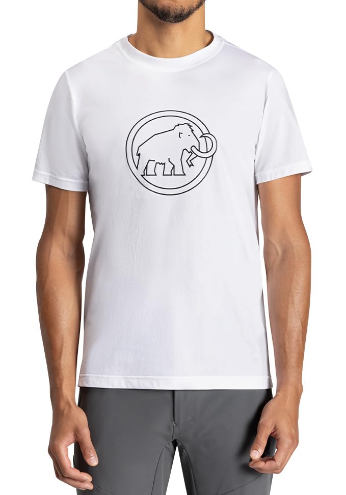 

Mammut QD Logo Print T-Shirt, Asian Fit, Men s, AF, 1017-02012, White, PRT4