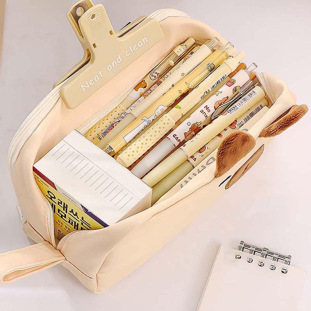 Desktop Organizer Capybara Pen Case Black Cat Panda Panda Pen Holder School Supplies