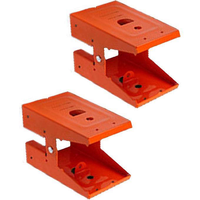 2PCS Saw Horse Bracket Cold Rolled Steel Mechanical Sawhorse Brackets Display Stand Woodworking Saw Horse Holder Saw Woodworking